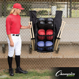 Champion Sports COMBO BAT AND HELMET FENCE BAG