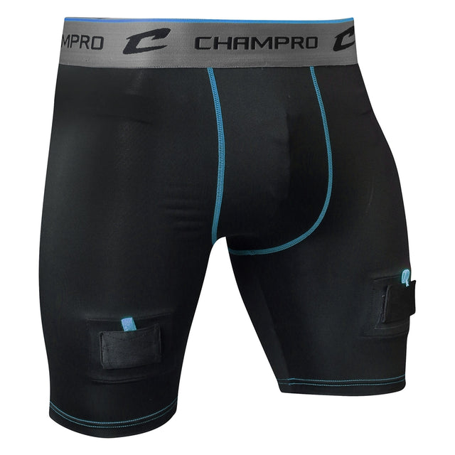 Champro CREASE Poly/Spandex Hockey Jock | Champro HCC1 Champro BLACK S