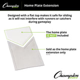 Champion Sports HOMEPLATE EXTENSION