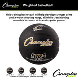 Champion Sports WEIGHTED BASKETBALL 2.25 LB, 28.5" WOMENS