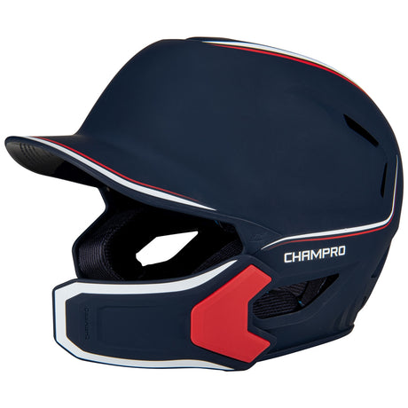 Champro HXE Matte Baseball Helmet w/Jaw Guard | Champro HXEM2JG