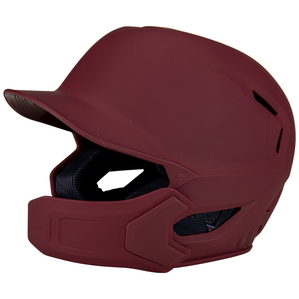 Champro HXE Matte Baseball Helmet w/Jaw Guard | Champro HXEMJG