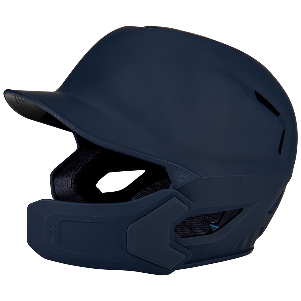Champro HXE Matte Baseball Helmet w/Jaw Guard | Champro HXEMJG