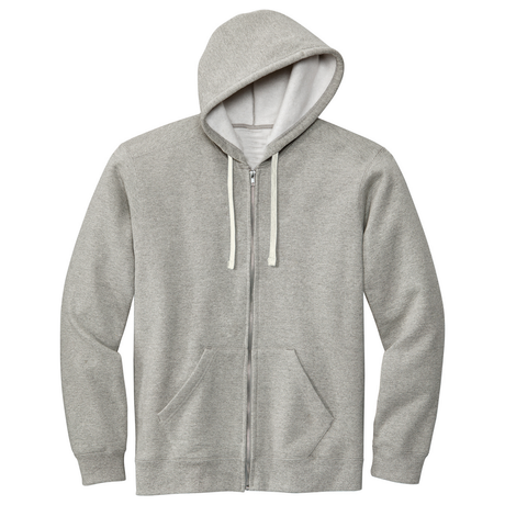 Joe's USA Men's USA MADE Full-Zip Hoodie Joe's USA Small Heather Grey