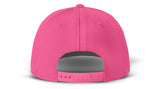 J7256 Clubhouse Performance Rope Cap - Hot Pink with White Rope (Back)