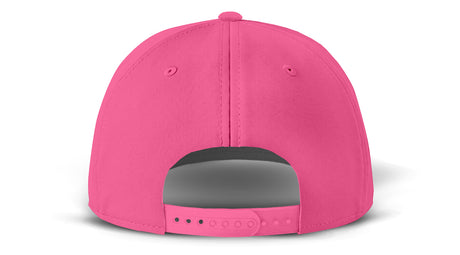 J7256 Clubhouse Performance Rope Cap - Hot Pink with White Rope (Back)