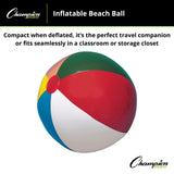 Champion Sports BEACH BALL 12" D
