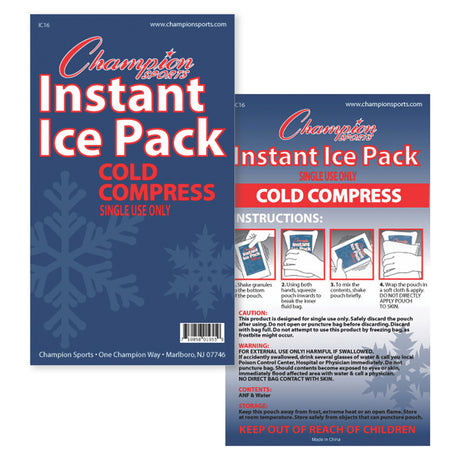 Champion Sports INSTANT COLD COMPRESS