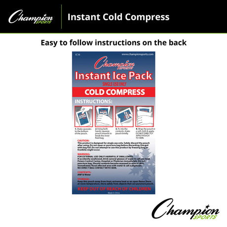 Champion Sports INSTANT COLD COMPRESS