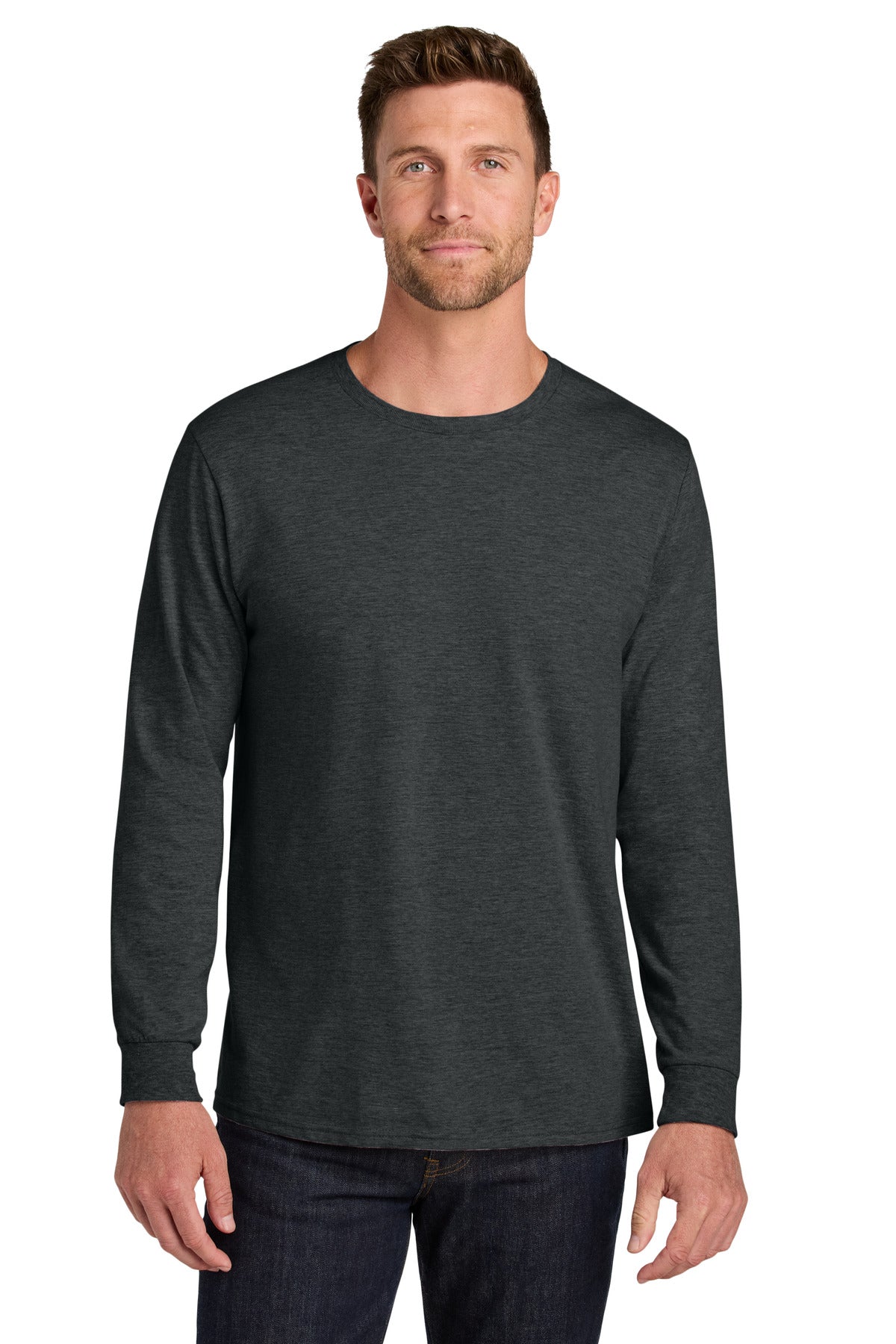 Jerzees Ultimate ™  Unisex Ring Spun Long Sleeve T-Shirt IC46L - Jerzees IC46L