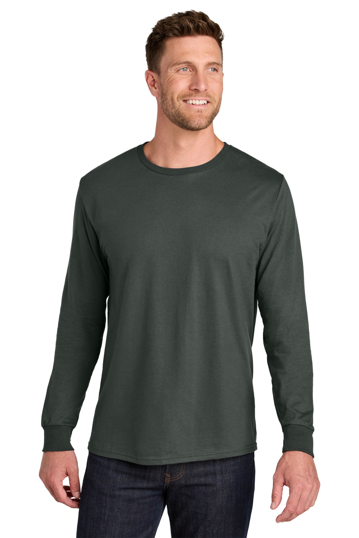 Jerzees Ultimate ™  Unisex Ring Spun Long Sleeve T-Shirt IC46L - Jerzees IC46L