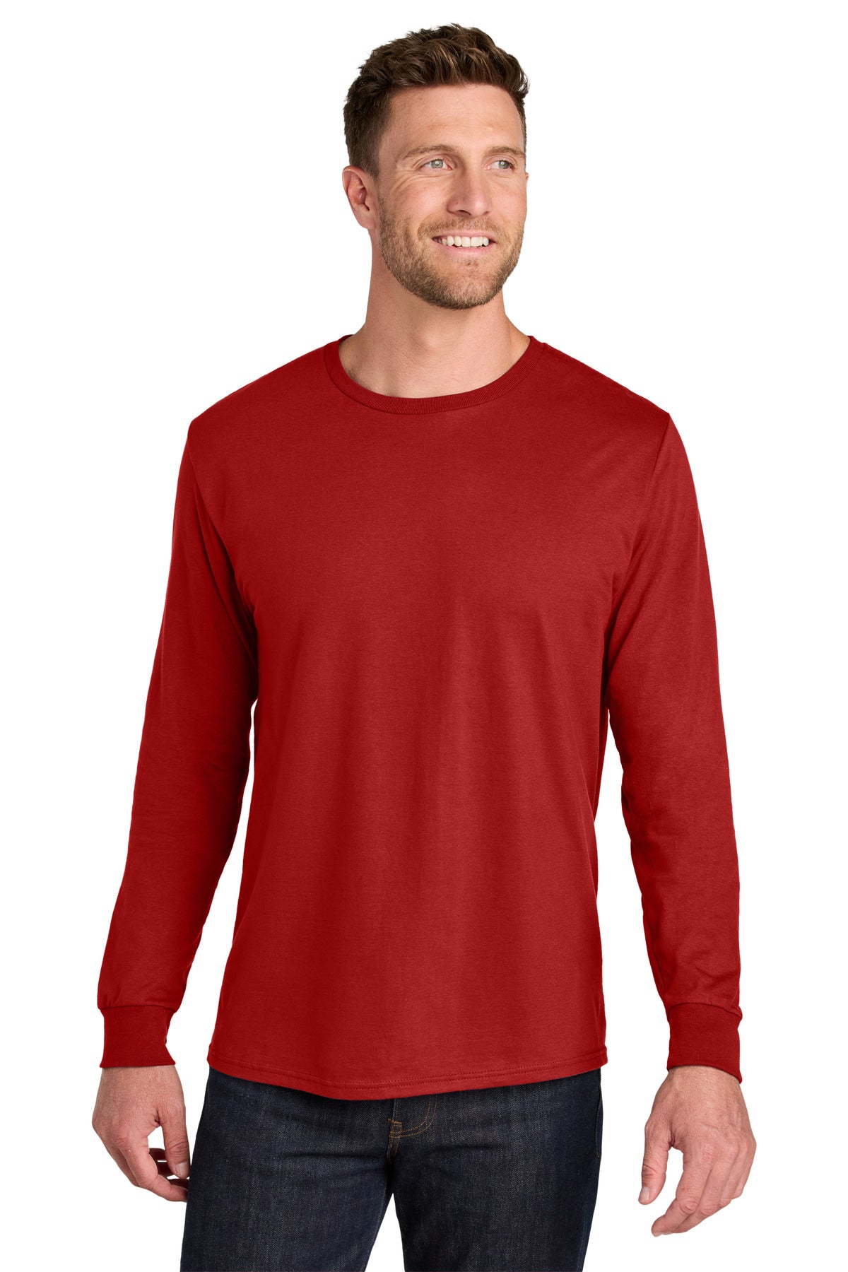 Jerzees Ultimate ™  Unisex Ring Spun Long Sleeve T-Shirt IC46L - Jerzees IC46L