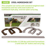 Champion Sports STEEL HORSESHOE SET