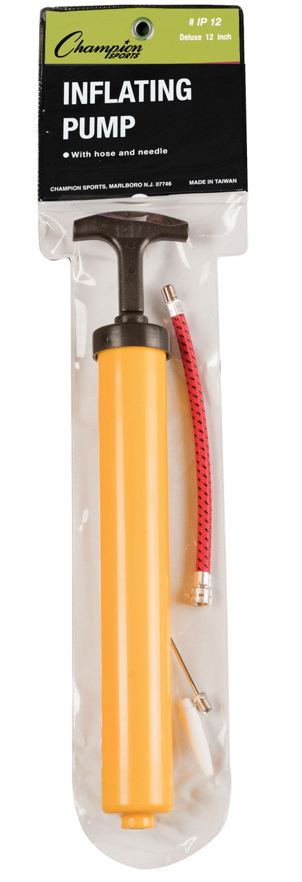 Champion Sports 12"L PLASTIC HAND PUMP
