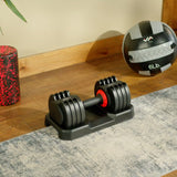 JFIT ADJUSTABLE DUMBBELL SET, 6.6-55 LB