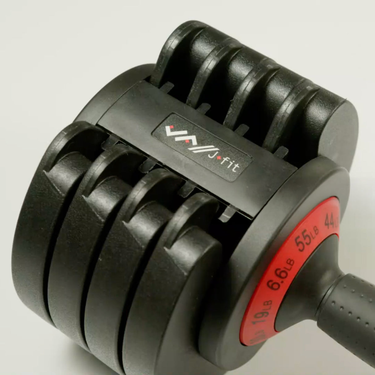 JFIT ADJUSTABLE DUMBBELL SET, 6.6-55 LB