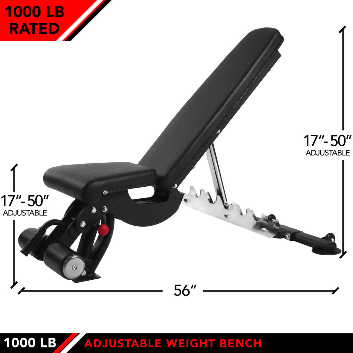 JFIT ADJUSTABLE WEIGHT BENCH, 1000