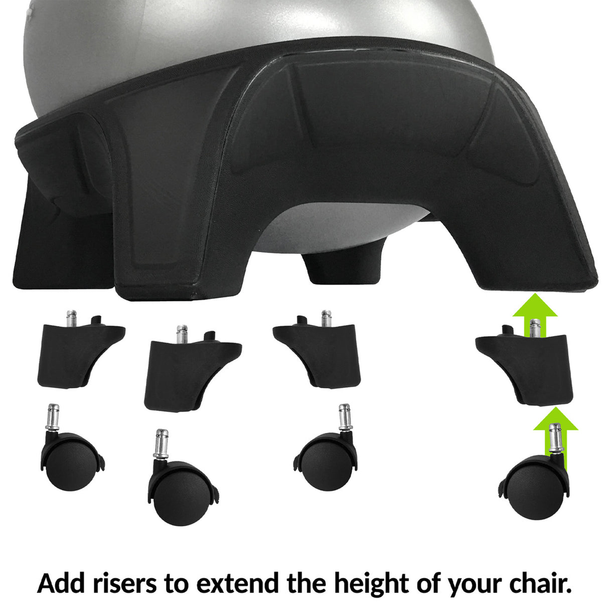 JFIT STABILITY BALL CHAIR, ELLIPTIC