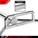 JFIT HEX DEAD LIFT BARBELL, 750 LB CAPABILITY