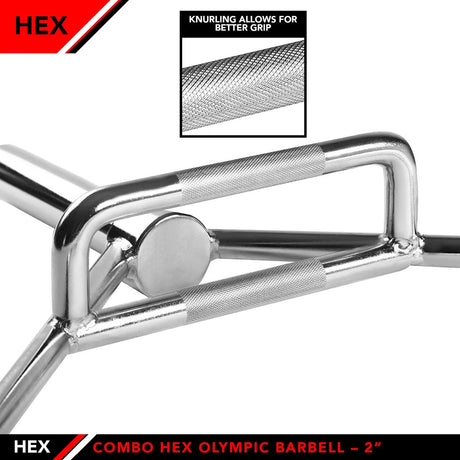 JFIT HEX DEAD LIFT BARBELL, 750 LB CAPABILITY