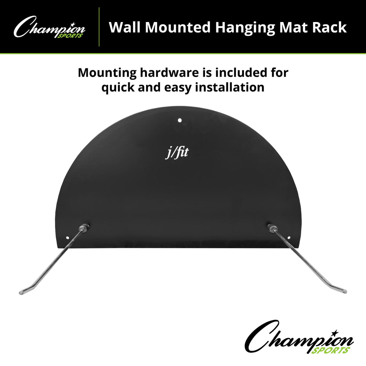 JFIT WALL-MOUNTED HANGING GYM MAT RACK