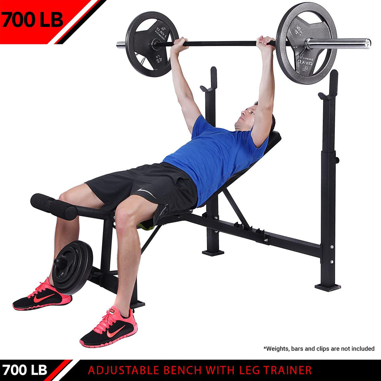 JFIT OLYMPIC WEIGHT BENCH WITH LEG DEVELOPER