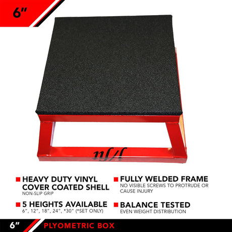 JFIT PLYO (PLYOMETRIC) BOX 12"