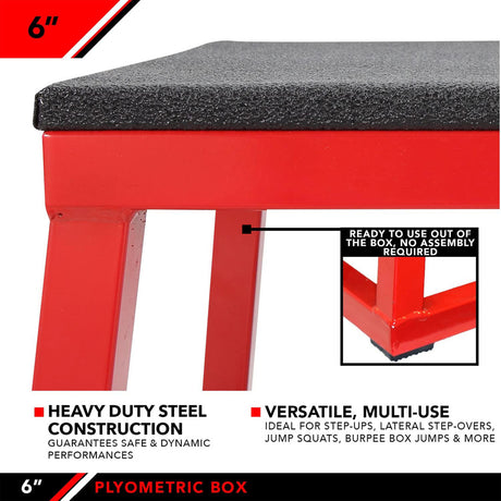 JFIT PLYO (PLYOMETRIC) BOX 12"