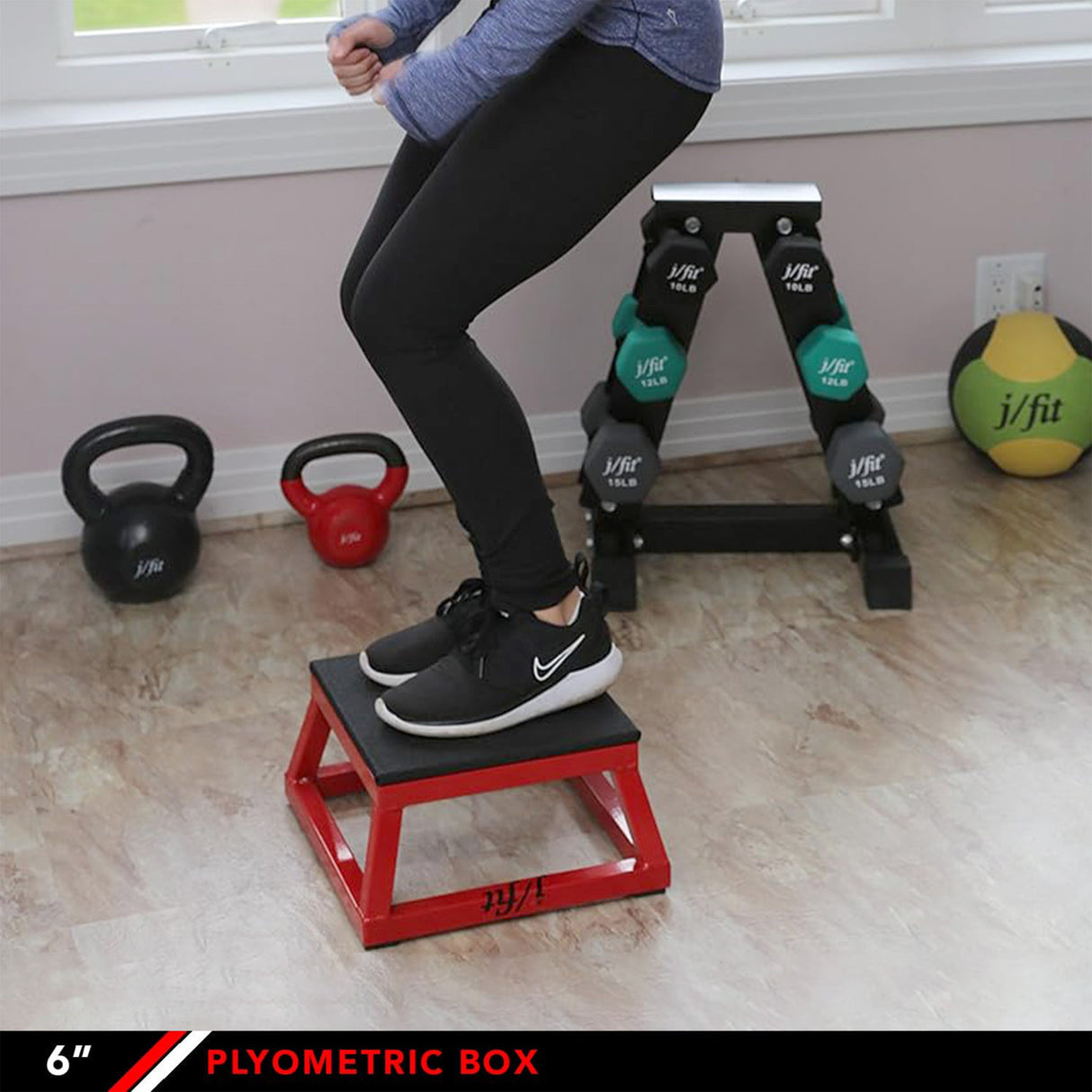 JFIT PLYO (PLYOMETRIC) BOX 12"