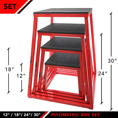 JFIT PLYO (PLYOMETRIC) BOX 12"