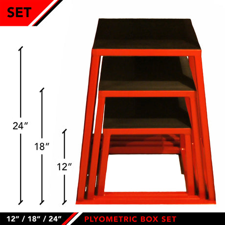JFIT PLYO (PLYOMETRIC) BOX 12"