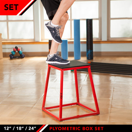 JFIT PLYO (PLYOMETRIC) BOX 12"