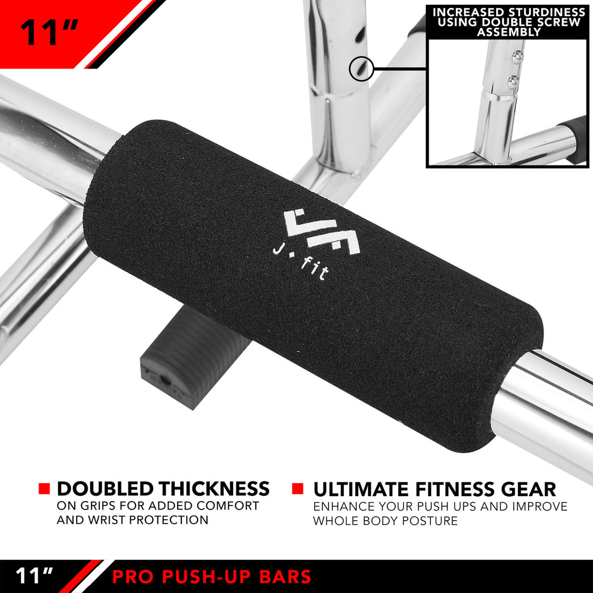 JFIT PUSH-UP BAR 11"