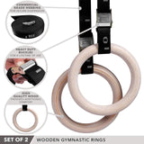 JFIT WOODEN RINGS