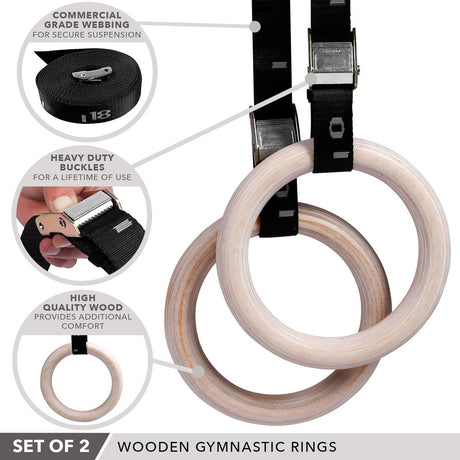 JFIT WOODEN RINGS