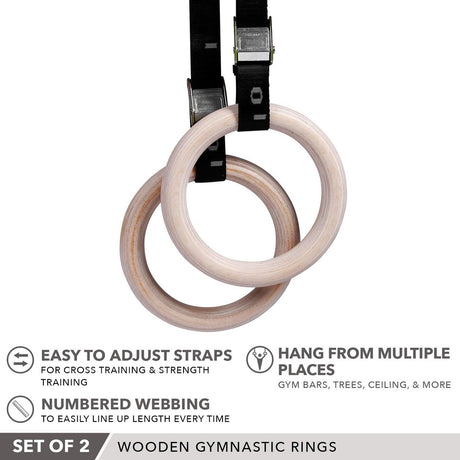 JFIT WOODEN RINGS