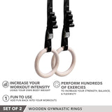 JFIT WOODEN RINGS