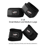 JFIT ADJUSTABLE WRIST WEIGHTS 2 LB, SMALL/MEDIUM
