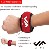 JFIT NON-ADJUSTABLE WRIST WEIGHTS