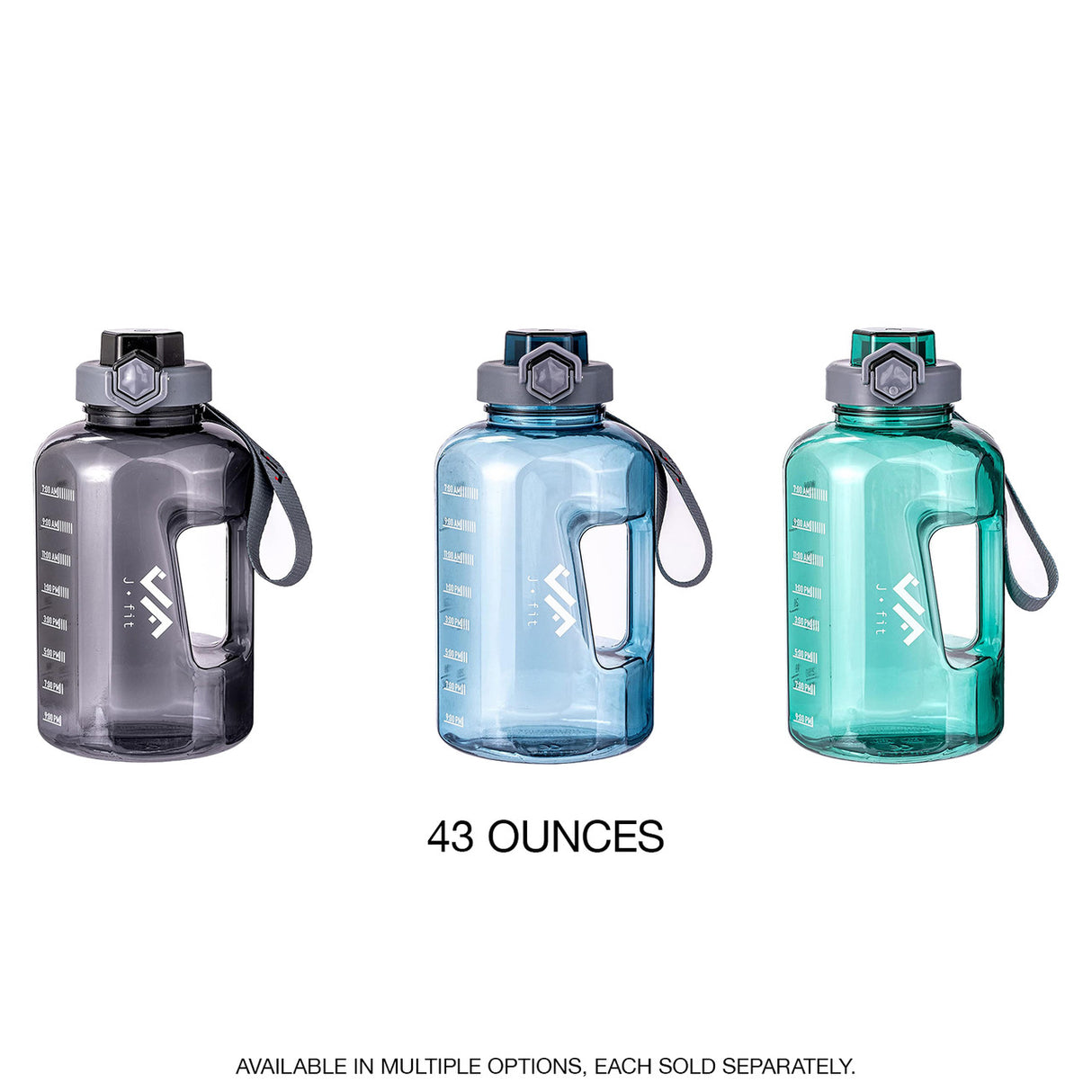 JFIT WATER BOTTLE 128 OZ/BLACK