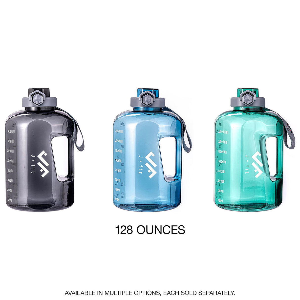 JFIT WATER BOTTLE 128 OZ/BLACK