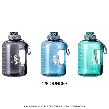 JFIT WATER BOTTLE 128 OZ/BLACK