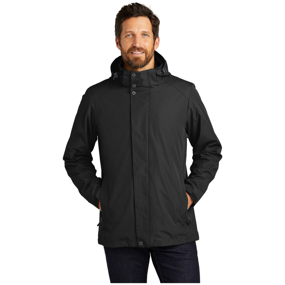 Port Authority ® All-Weather 3-in-1 Jacket J123 - Port Authority J123 Outerwear Port Authority Black XS