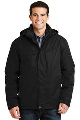 Port Authority J302 Herringbone 3-in-1 Parka