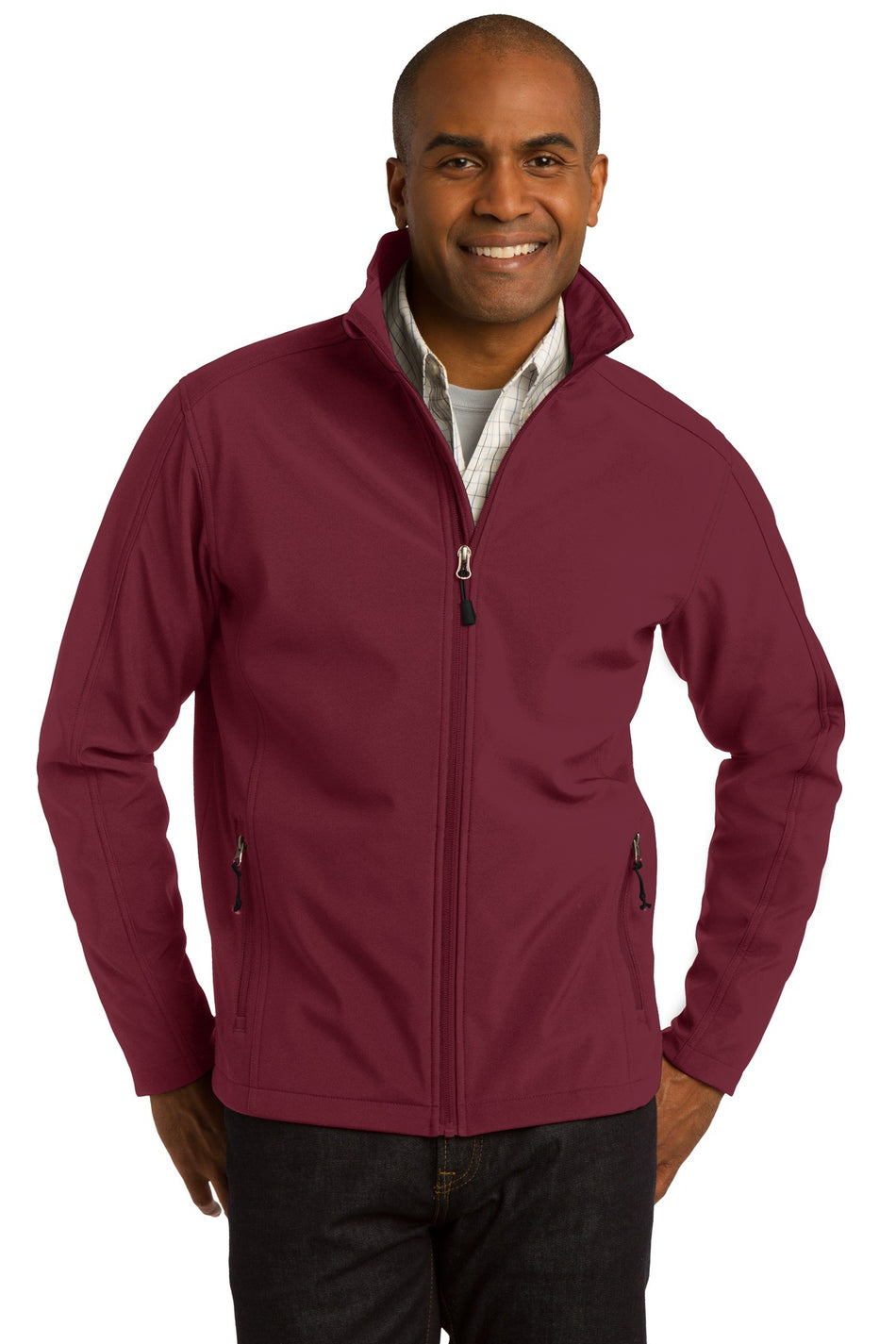 Port Authority ®  Core Soft Shell Jacket. J317 - Maroon - Port Authority J317