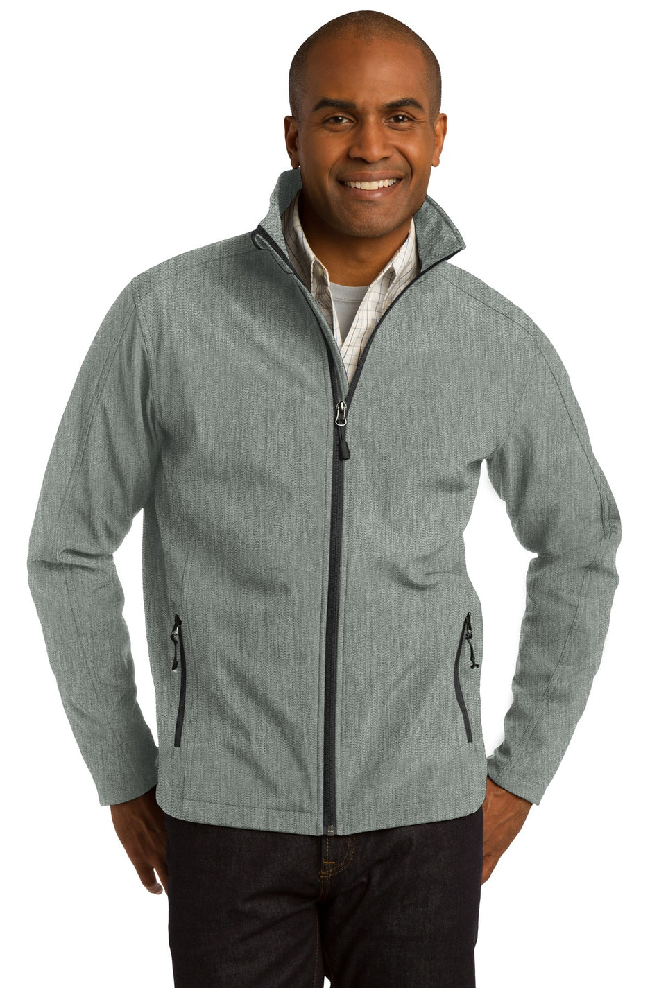 Port Authority ®  Core Soft Shell Jacket. J317 - Pearl Grey Heather - Port Authority J317