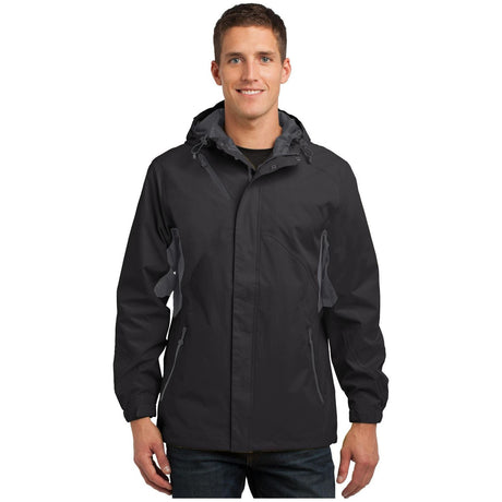Port Authority ® Cascade Waterproof Jacket. J322 - Port Authority J322 Outerwear Port Authority Black/ Magnet XS