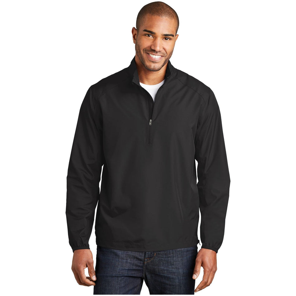 Port Authority ® Zephyr 1/2-Zip Pullover. J343 - Port Authority J343 Outerwear Port Authority Black XS