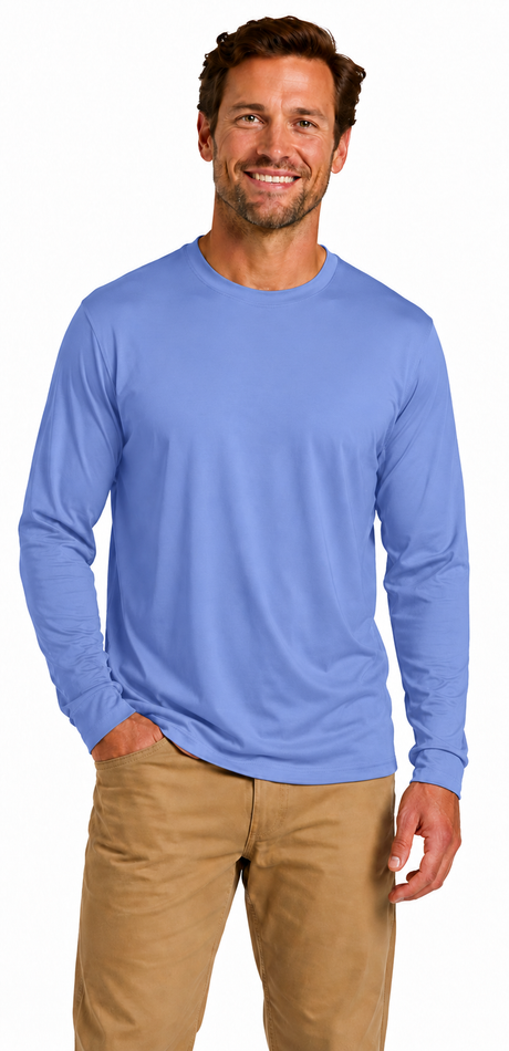 Joe's USA Construction & Landscape Lightweight Performance Long Sleeve Tee