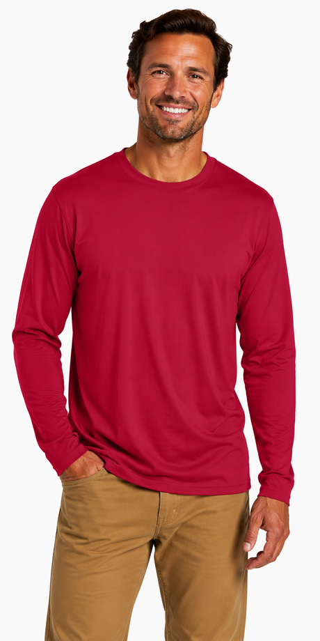 Joe's USA Construction & Landscape Lightweight Performance Long Sleeve Tee